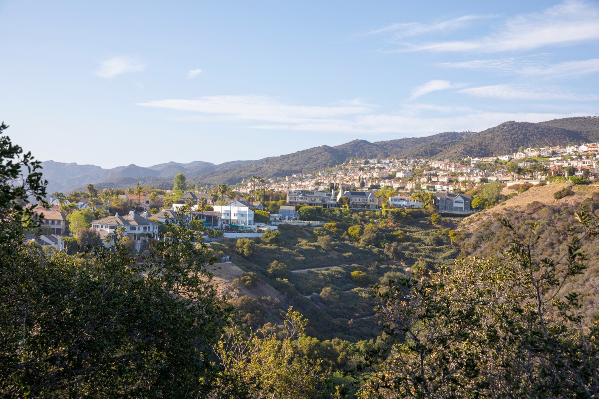 Pacific Palisades Aeria View